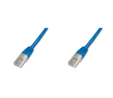 Digitus Patch Cable, UTP, CAT6, PVC, 0.5M, blue