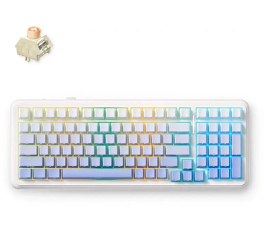 MCHOSE K99 V2 Wireless Gasket Mount Mechanical Keyboard Glacier Gradient