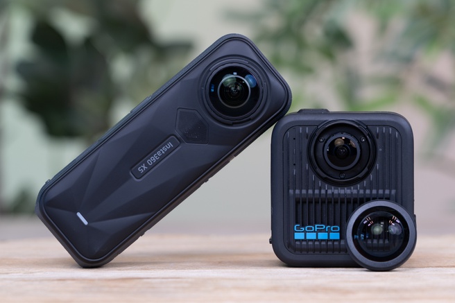 De Insta360 X5 en GoPro Max 2 hebben vervangbare lenzen