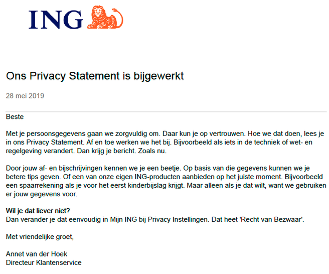 Overlijdensrisicoverzekering ing opzeggen