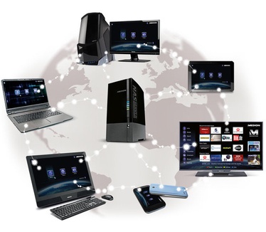 Medion LIFE P89634 4 TB Dual Bay NAS server 4TB