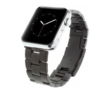 qMust RVS armband voor Apple Watch (42mm) - Black