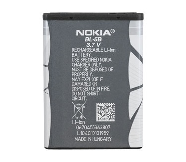 Nokia BL-5B Batterij, Origineel