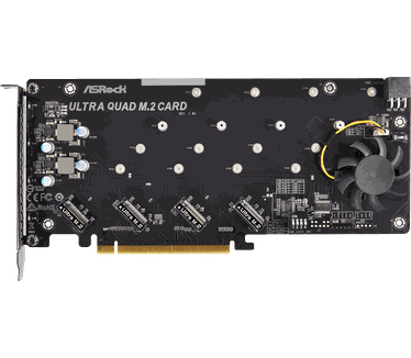 ASRock Ultra Quad M.2 card