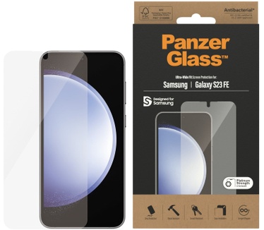 PanzerGlass Ultra-Wide Fit Screenprotector - Samsung Galaxy S23 FE