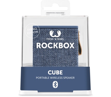 Fresh 'n Rebel Rockbox Cube Fabriq Indigo