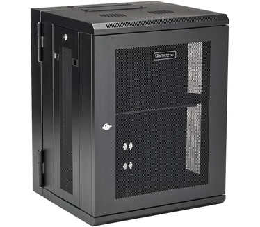 Startech.com 15U Serverkast rack wand monteerbaar diepte tot 20" / 50 cm scharnierende behuizing