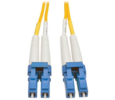Tripp-Lite LC/LC, 8.3/125, 131 ft Geel