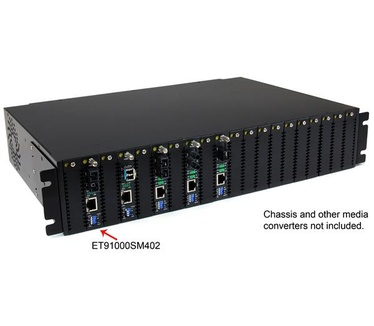 Startech.com Gigabit Ethernet Single-Mode Glasvezel Converter SC 40 km 1000 Mbit/s