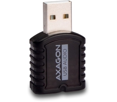 Axagon ADA-10. Audio-kwaliteit: 16 Bit, Line-out Signal-to-Noise Ratio (SNR): 93 dB, Line-in Signal-to-Noise Ratio (SNR): 83 dB. Hostinterface: USB, Type aansluitplug: 3,5 mm. Kleur van het product: Zwart, Certificering: CE, FCC, RoHS. Ondersteunt