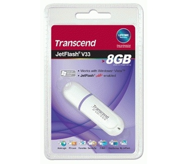 Transcend JetFlash V33 8GB Wit