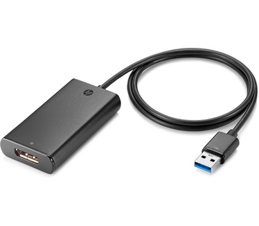 HP UHD USB Graphics Adapter Zwart