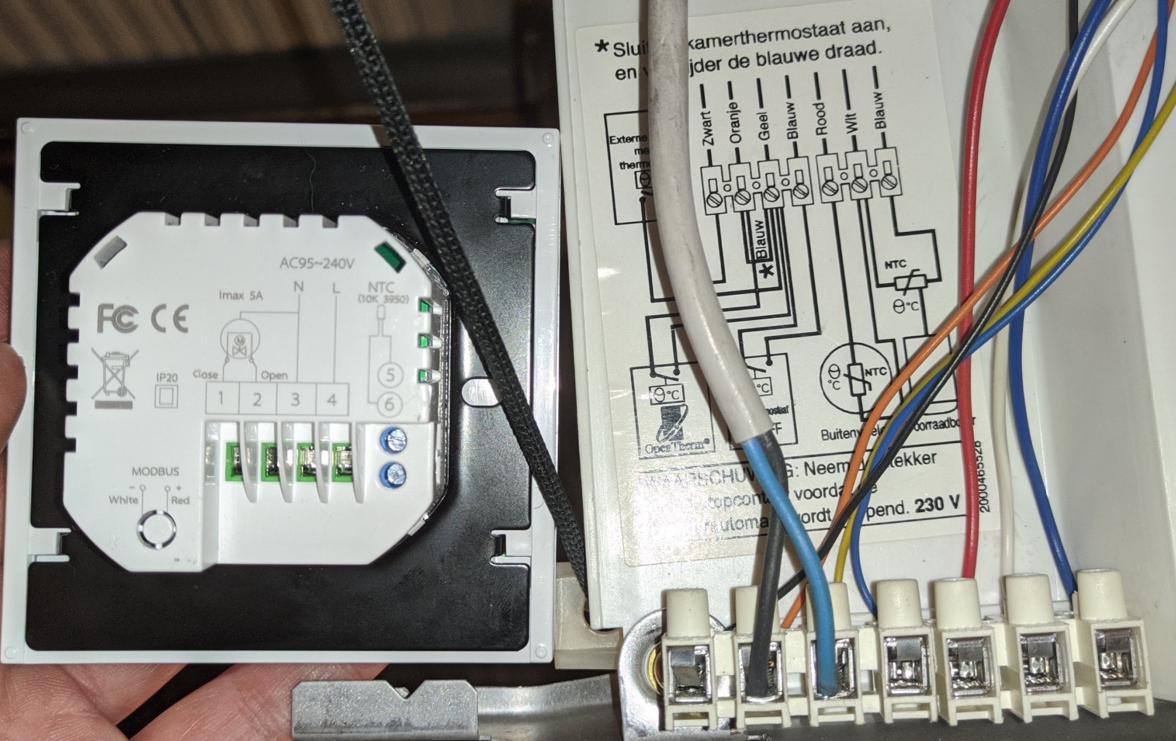 Slimme thermostaat aansluiten op 2draad systeem Duurzame energie en installaties