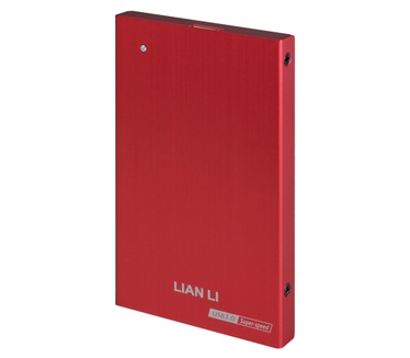 Lian Li EX-10Q EX-10QR 2,5 External HDD Case USB 3.0 - red
