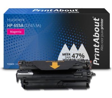 PrintAbout Huismerk HP 655A (CF453A) Toner Magenta
