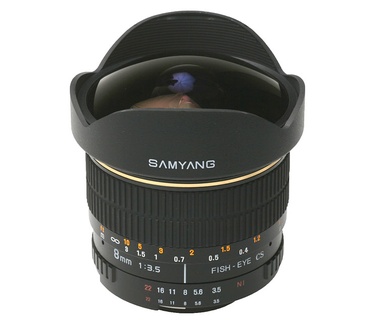 Samyang 8mm f/3.5 Aspherical IF MC Fish-eye Canon