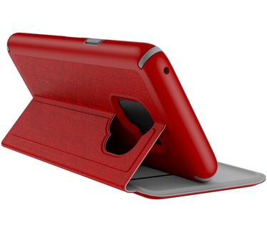 Speck SA-1009 PresFolio-Heartrate Red/GraphGry1 (Galaxy S9) Rood