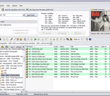 Tag & Rename 3.5 screenshot (481 pix)