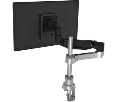 R-Go Tools Enkele monitorarm (Caparo), Met Gasveer