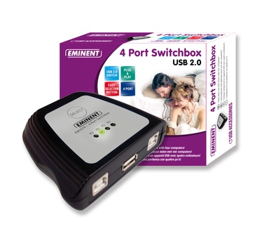 Eminent 4 Port Switchbox USB 2.0