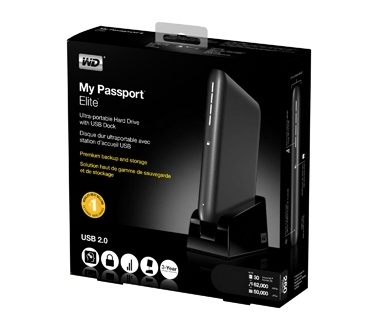 WD My Passport Elite 320GB Zwart