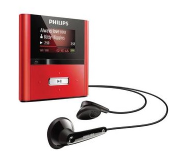 Philips GoGear SA2RGA04RN/02 4GB Rood