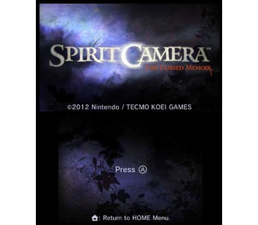 Spirit Camera: The Cursed Memoir, 3DS