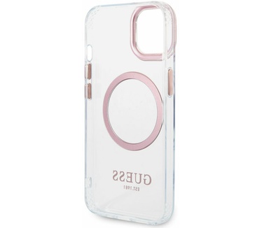Guess MagSafe Back Case iPhone 14 Plus (6.7") Roze
