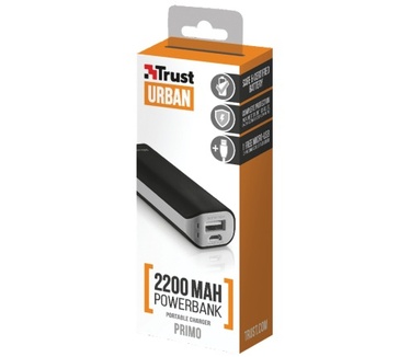 Trust Primo PowerBank 2200mAh Zwart