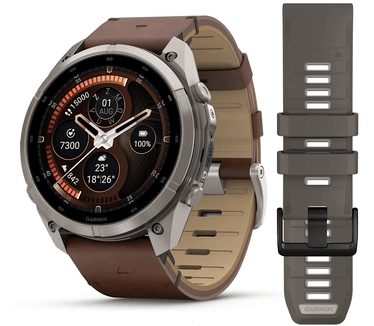 Garmin fēnix 9 Pro, 51mm, InReach, Titanium (Bruin)