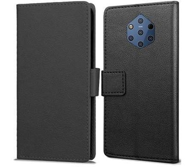 qMust Nokia 9 PureView Wallet Hoesje Zwart
