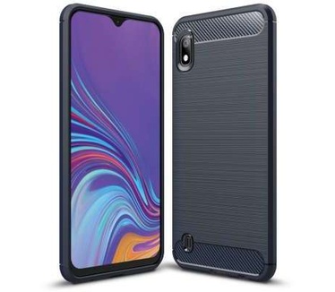 qMust Samsung Galaxy A10 Rugged TPU Case - Blauw