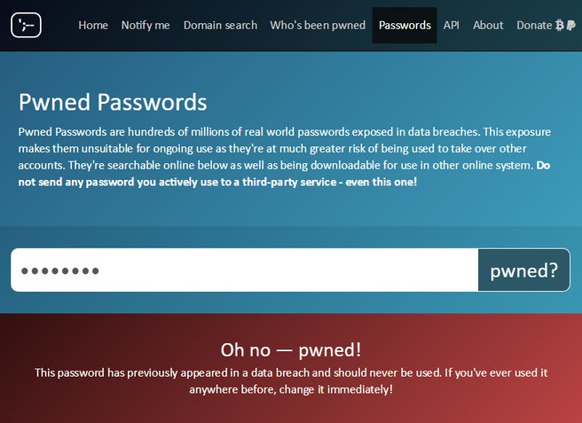 Pwned Password