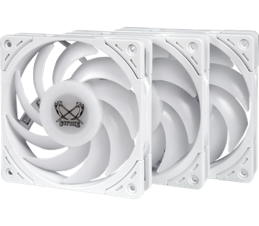 Scythe Wonder Tornado, max. 2500rpm, ARGB, Wit, 3 stuks, 120mm