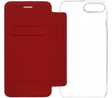 Guess IriDescent Book Case - Apple iPhone 7 Plus (5.5") - Rood Rood