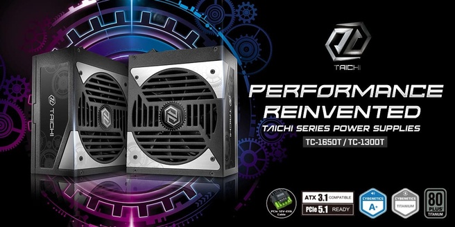 ASRock Taichi-voedingen. Bron: ASRock