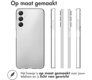 Accezz Clear Backcover Samsung Galaxy A05s - Transparant