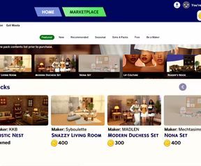 The Sims 4 in-gamemarktplaats