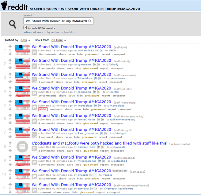 Reddit-hack