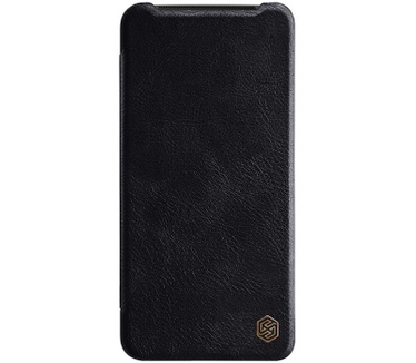 Nillkin Qin PU Leather Book Case voor OnePlus 7 - Zwart  Zwart