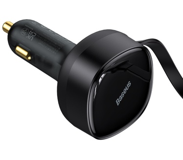 Baseus Enjoyment Retractable 2-in-1 Car Charger