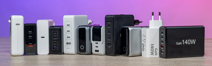Elf USB-C-laders van 140 watt