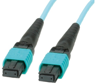 Secomp MPO Trunk Cable 50/125µm OM3, MPO/MPO, turquoise 3m