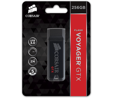 Corsair Flash Voyager GTX V2 256GB Zwart