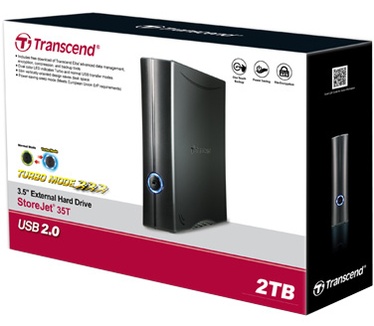 Transcend StoreJet 35T 2TB Zwart
