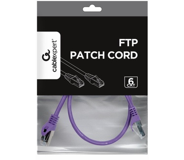 Gembird RJ45/RJ45 Cat6 0.5m Paars