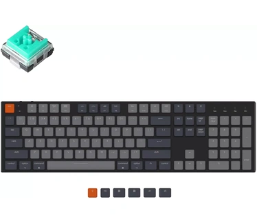Keychron K5 Ultra-Slim Wireless (White backlight Aluminum body Keychron mechanical hot swap Mint switch, Qwerty US)
