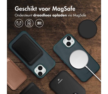 Accezz Vintage Leather Magsafe Backcover