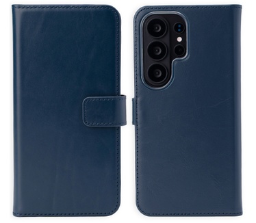 Selencia Echt Leren Bookcase Samsung Galaxy S26 Ultra - Donkerblauw
