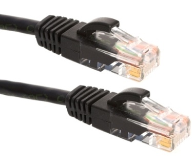 Eeconn Cat.6 U/UTP Patchkabel, AWG24, LSZH, Zwart, 10m